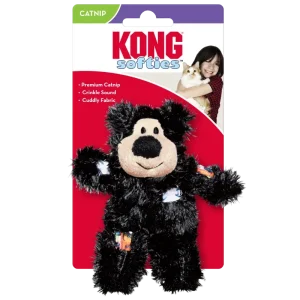 KONG Cat Softies Patchwork Bear