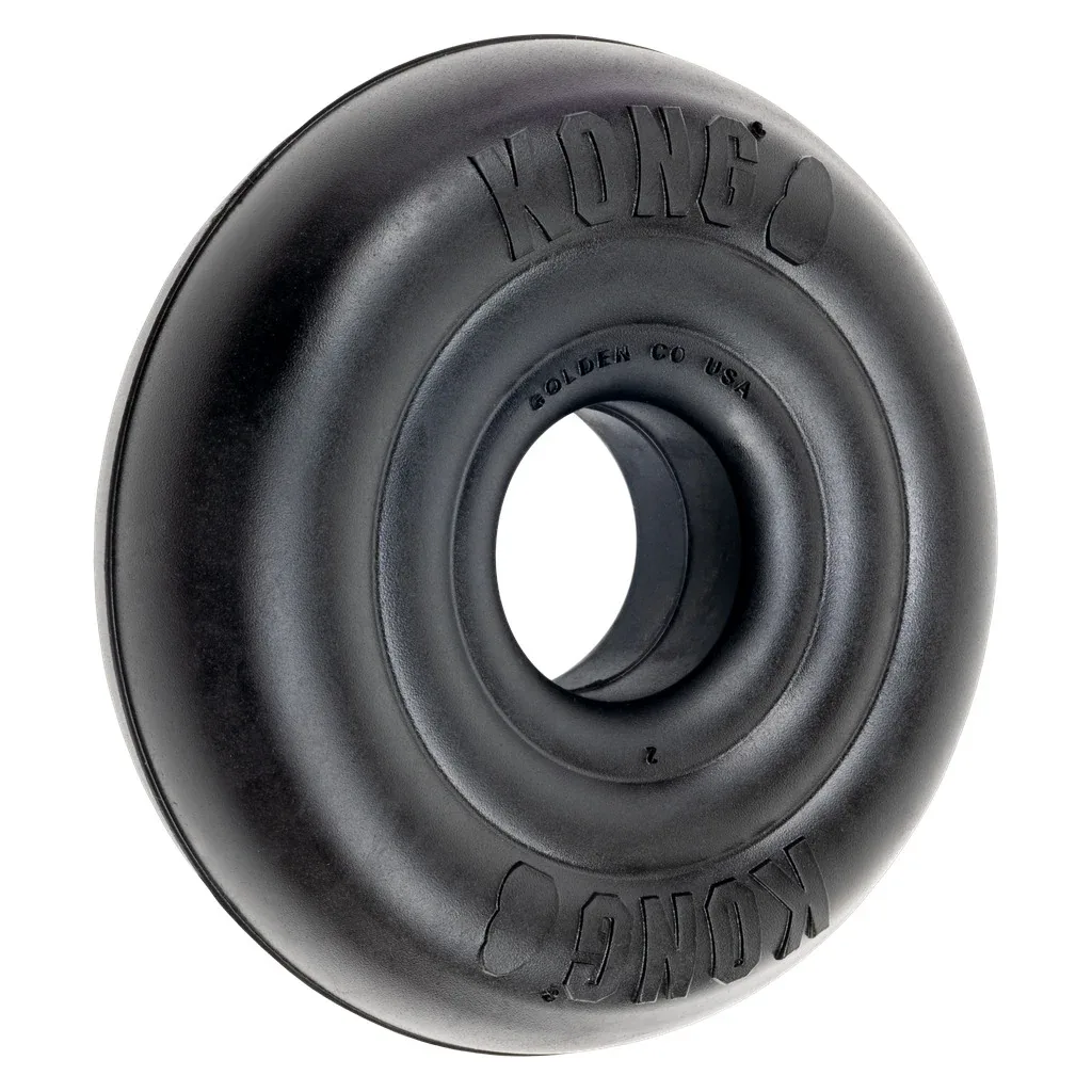 KONG Extreme Donut Hundespielzeug – Robustes Kauspielzeug für starke Kauer