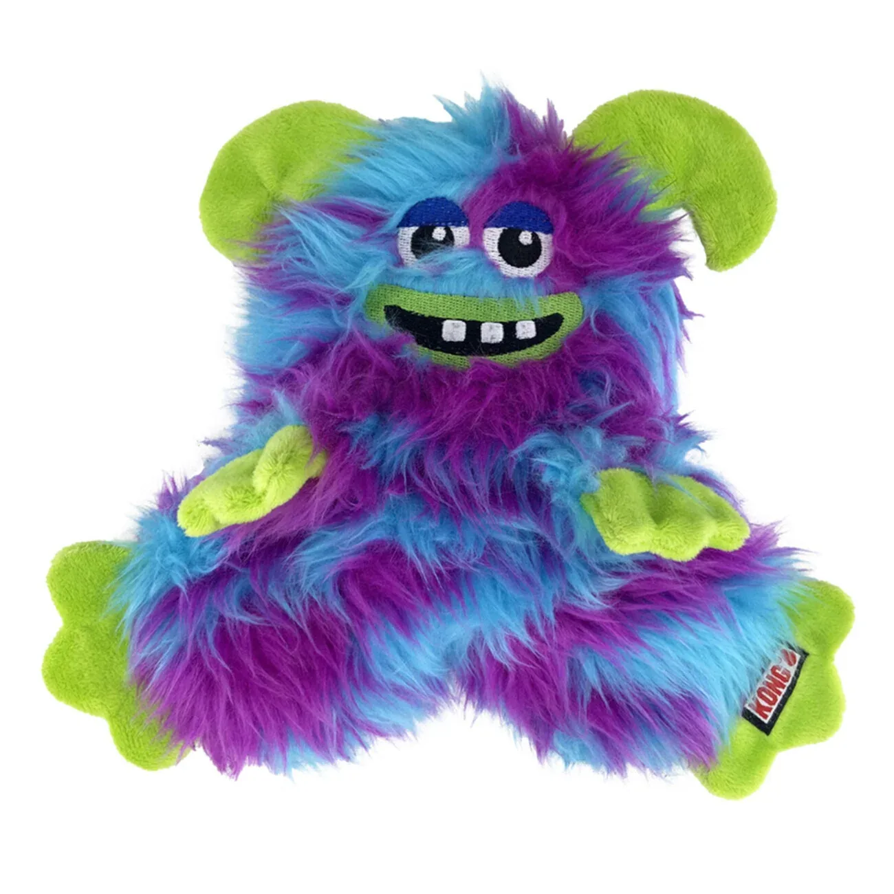KONG Frizzles – Plüsch-Hundespielzeug mit Quietscher & Knistern | 3 Designs - Image 2