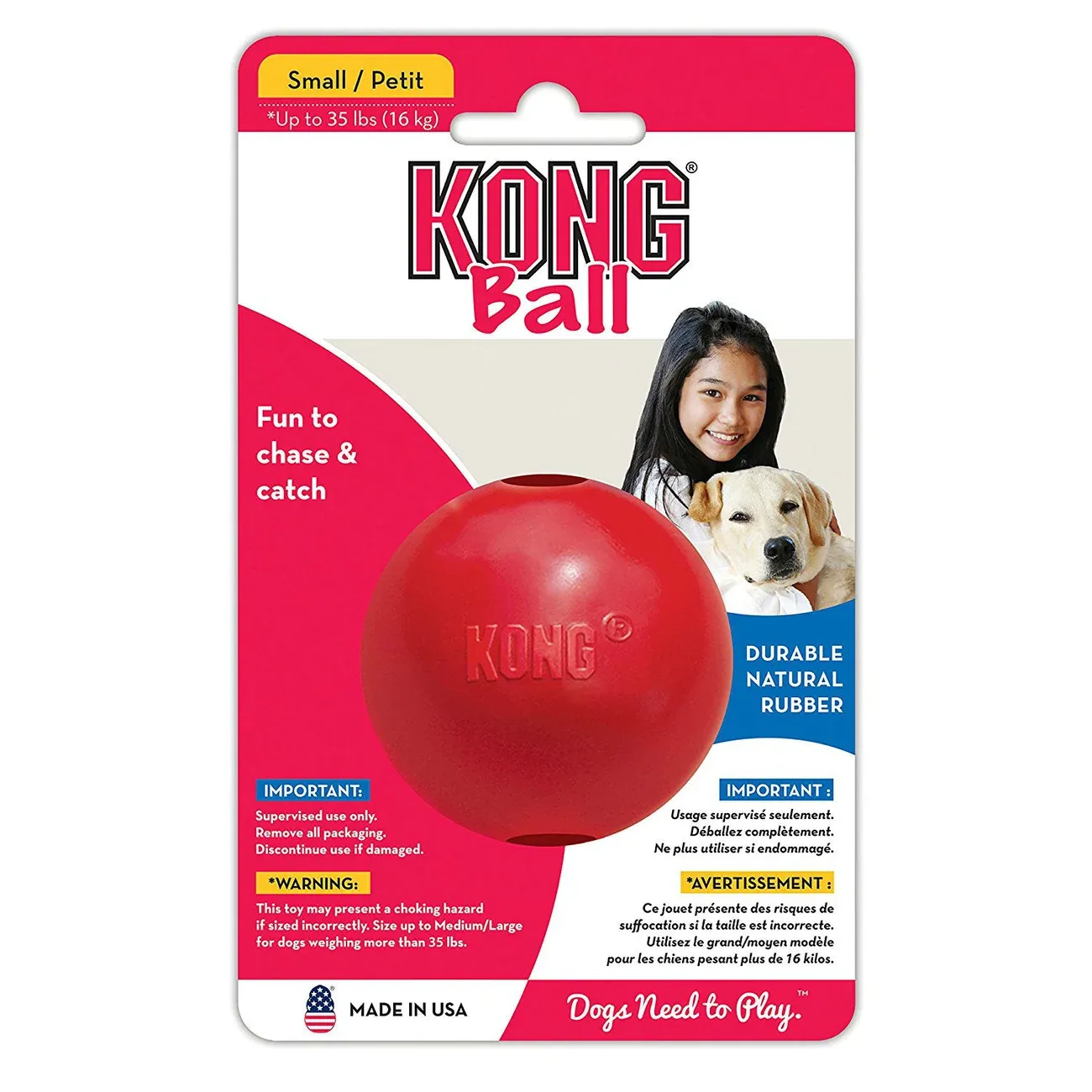 KONG Hundeball rot - Image 2