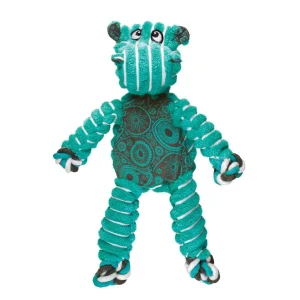 KONG Hundespielzeug Floppy Knots Nilpferd M/L
