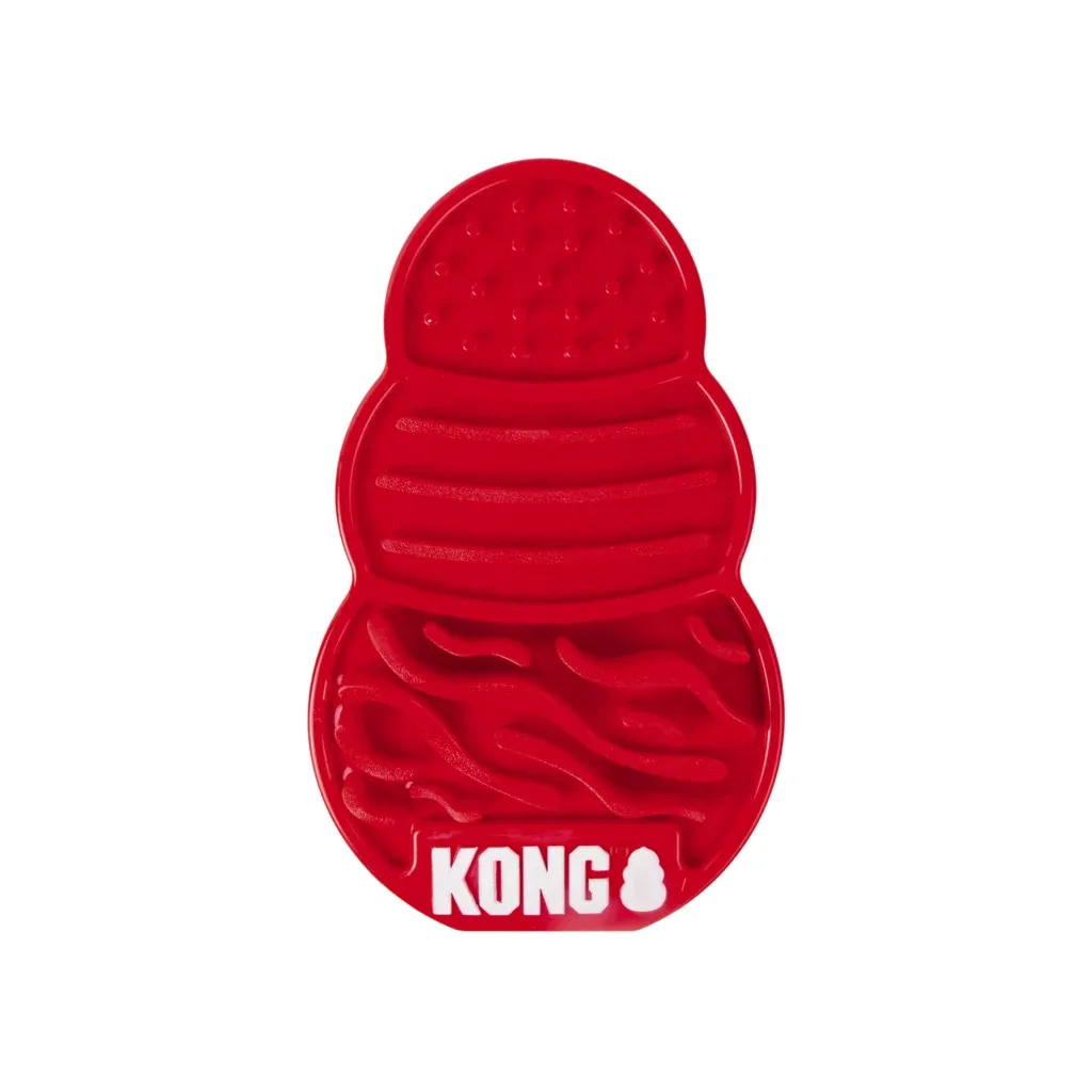 KONG Licks Treat Dispenser – Anti-Schling & Beruhigungs-Leckmatte für Hunde