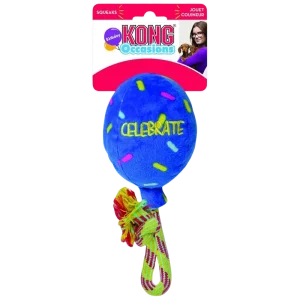 KONG Occasions Birthday Balloon Blue