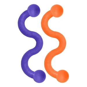 KONG Ogee Stick – Flexibles Apportierspielzeug für Hunde | schwimmfähig & zahnschonend | 30 & 38 cm