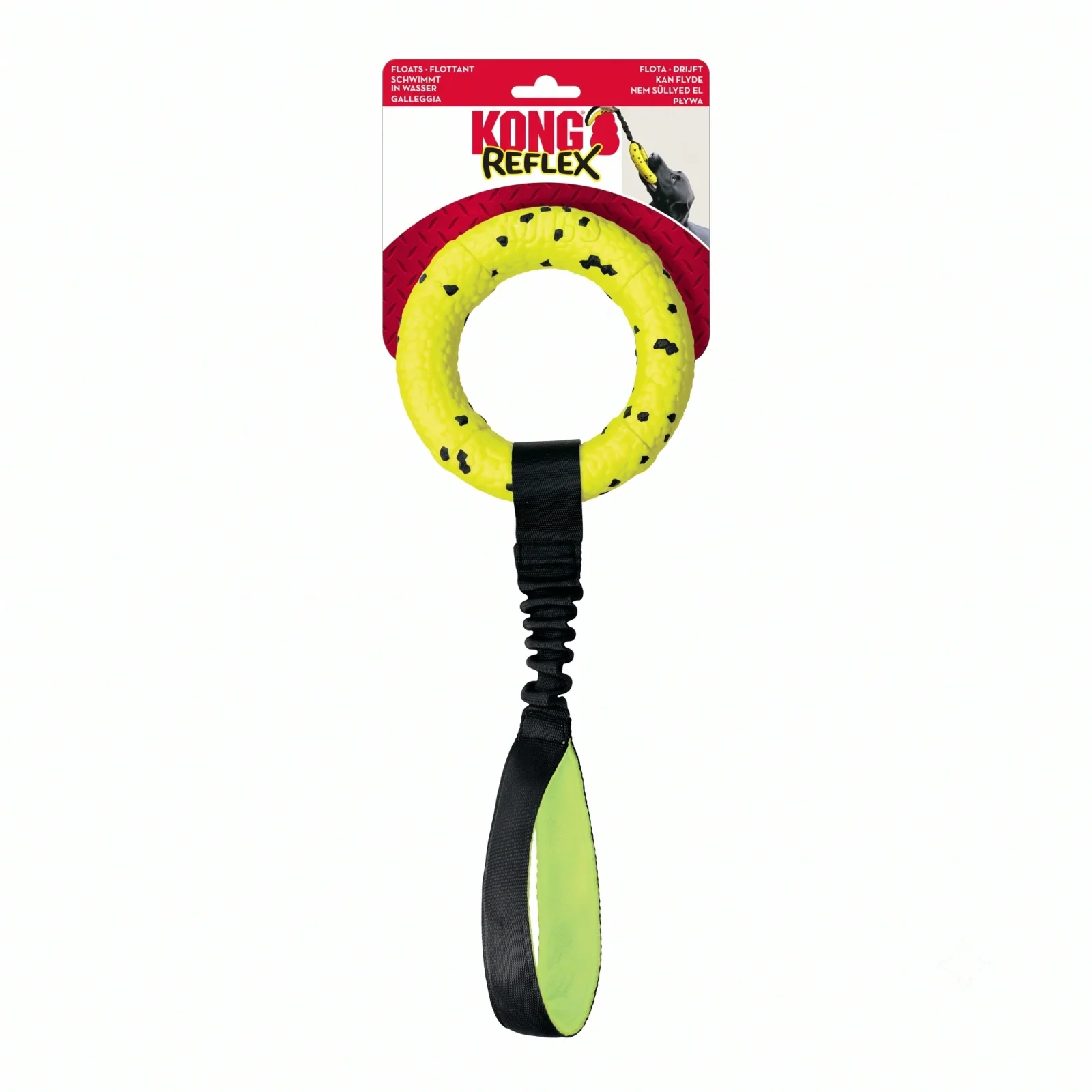KONG Reflex Tug 'n Fetch – Zerrspielzeug für Hunde | elastisch & schwimmfähig - Image 2