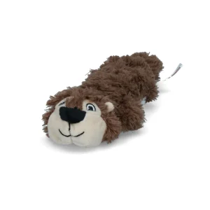 KONG Scrunch Knots – Plüsch-Zerrspielzeug für Hunde mit Quietscher & Seilknoten | S/M & M/L