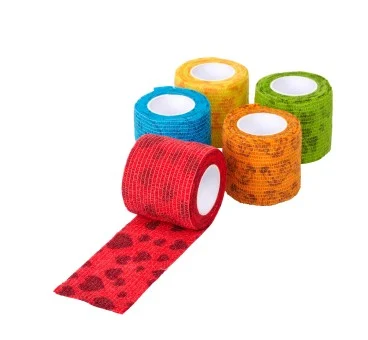 Kruuse Cohesive Fun-Flex Care Inside-Out Bandage / Co-Flex Binden 7,5cm x 4,5m