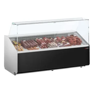 Kühltheke - 2500mm - Frontblende Schwarz - HaustierPro