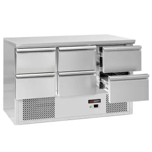 Kühltisch ECO - 1370x700mm - mit 6 Schubladen aus Europa - HaustierPro