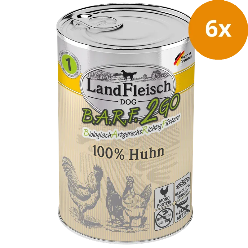 LandFleisch B.A.R.F.2GO Huhn 400 g - Image 2