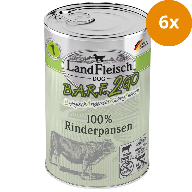 LandFleisch B.A.R.F.2GO Rinderpansen 400 g - Image 2