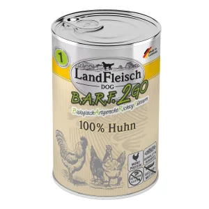 Landfleisch BARF2GO für Hunde 100% Huhn