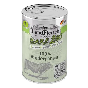 Landfleisch BARF2GO für Hunde 100% Rinderpansen