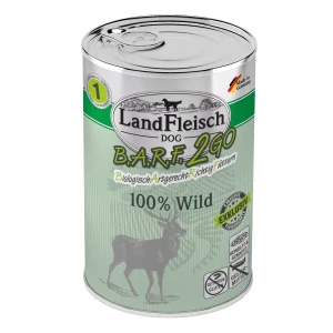 Landfleisch BARF2GO für Hunde 100% Wild