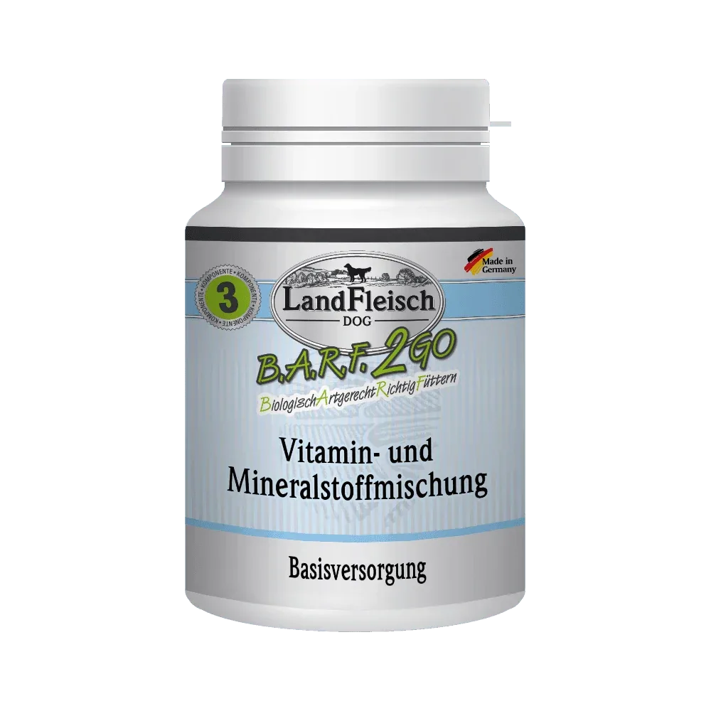 Landfleisch BARF2GO für Hunde Vitamin- & Mineralmix
