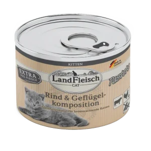 LandFleisch Cat Kitten Pastete Rind & Geflügelkomposition