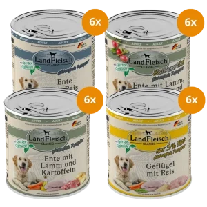 LandFleisch Classic Kombipaket 800 g – Ente Menü Mix (4 Sorten)