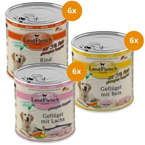 LandFleisch Classic Probierpaket 800 g – Geflügel & Rind