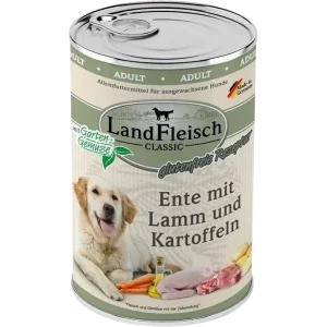 LandFleisch Dog Classic Ente mit Lamm & Kartoffel 400 g
