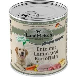 LandFleisch Dog Classic Ente mit Lamm & Kartoffel 800 g