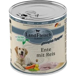 LandFleisch Dog Classic Ente mit Reis 800 g