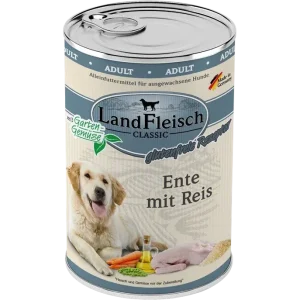 LandFleisch Dog Classic Ente mit Reis & Gartengemüse 400 g