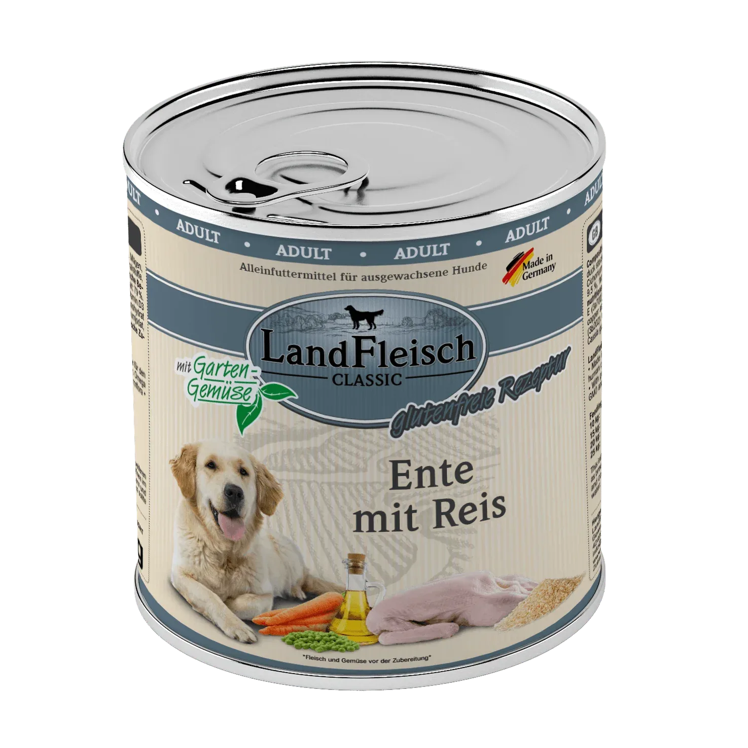Landfleisch Dog Classic Ente mit Reis und Gartengemüse - Image 2