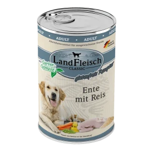 Landfleisch Dog Classic Ente mit Reis und Gartengemüse