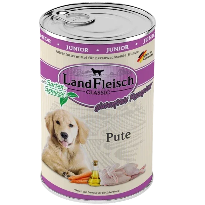 LandFleisch Dog Classic Junior Pute 400 g