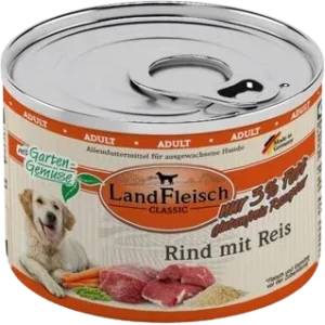 Landfleisch Dog Classic Rind mit Reis & Gartengemüse extra mager 195 g