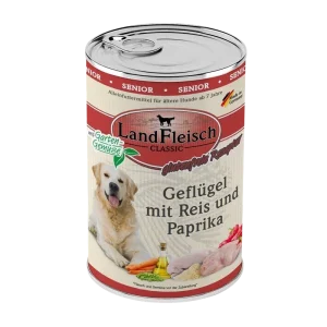 LandFleisch Dog Classic Senior - Geflügel & Paprika 400 g