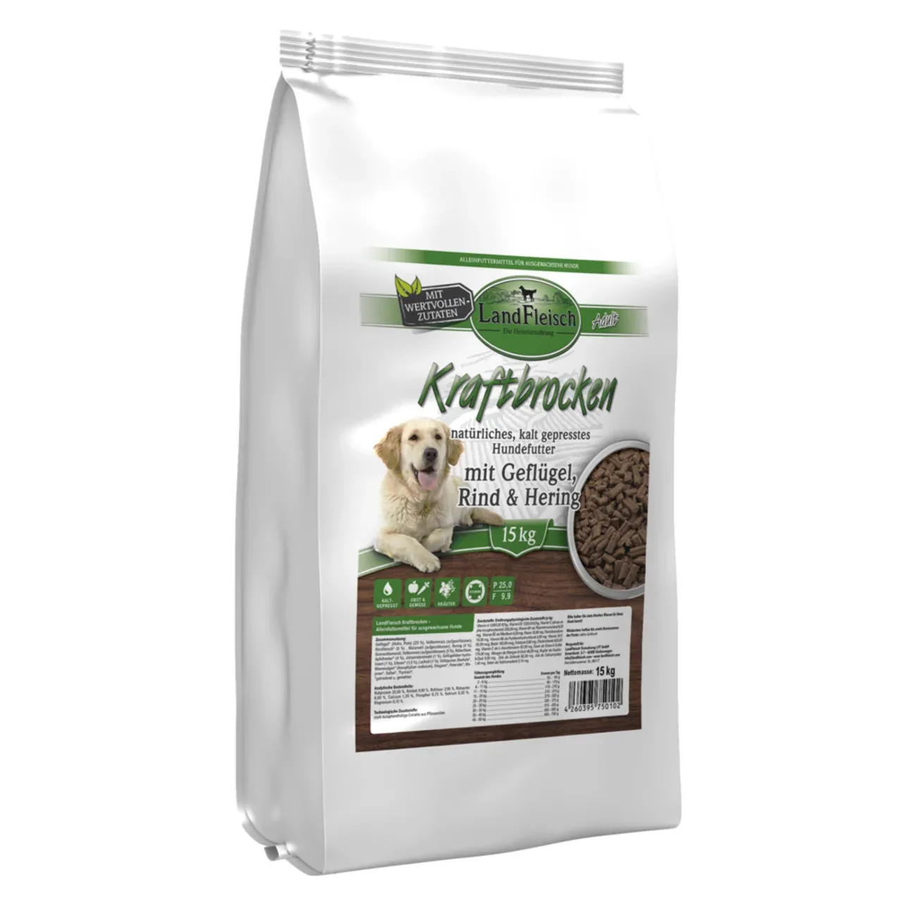 Landfleisch Dog Natur Hundefutter kaltgepresst - Image 2