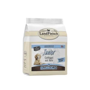 LandFleisch Dog Trocken Junior Geflügel mit Reis