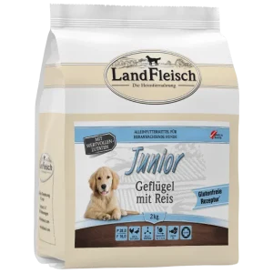 LandFleisch Dog Trocken Junior Geflügel+Reis