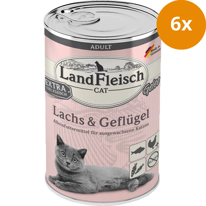 LandFleisch Gelee Lachs & Geflügel 400 g - Image 2