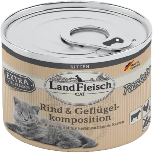 LandFleisch Kitten Pastete Rind & Geflügelkomposition 195 g