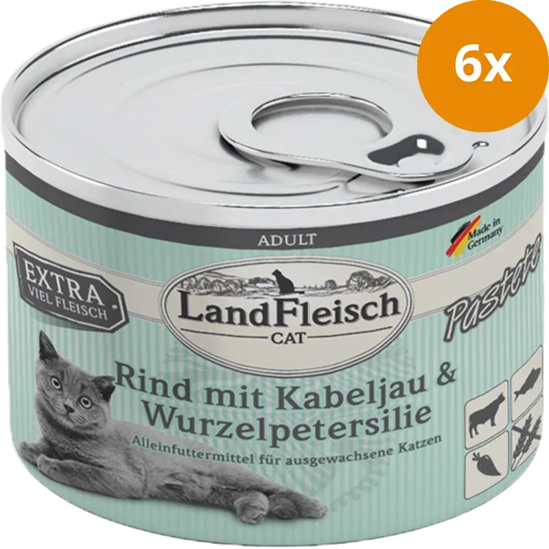 LandFleisch Pastete Rind, Kabeljau & Wurzelpetersilie 195 g - Image 2
