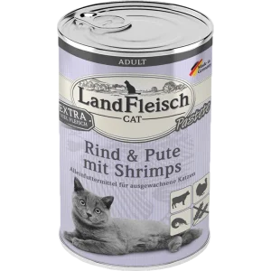 LandFleisch Pastete Rind, Pute & Shrimps 400 g