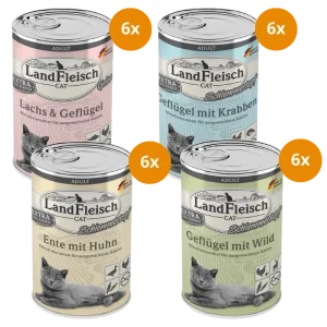LandFleisch Probierpaket 400 g – Schlemmertopf Vielfalt (4 Sorten)