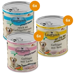LandFleisch Probierpaket 800 g – Geflügel & Fisch Mix
