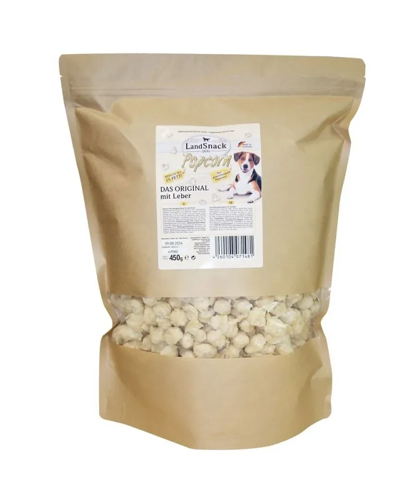 LandSnack Dog Popcorn Leber XXL-Pack