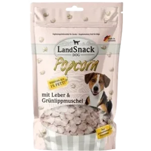 LandSnack Dog Popcorn mit Leber und Grünlippmuschel 100 g