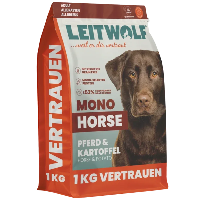 Leitwolf Mono Adult Pferd & Kartoffel