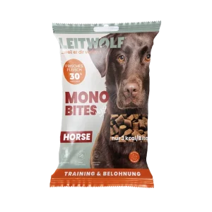 Leitwolf Mono Bites Horse 80 g