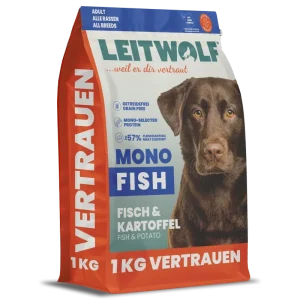 Leitwolf MONO FISH Adult - Fisch & Kartoffel