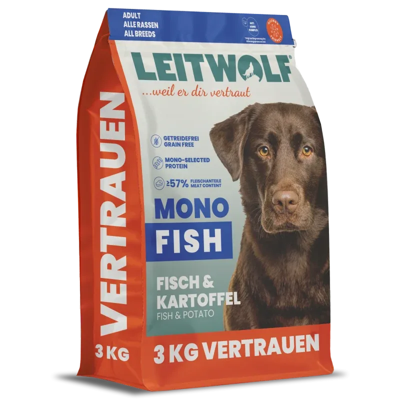 Leitwolf MONO FISH Adult - Fisch & Kartoffel - Image 2
