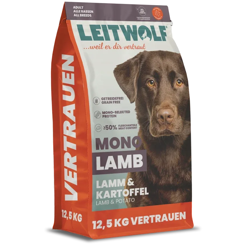 Leitwolf MONO LAMB Adult - Lamm & Kartoffel