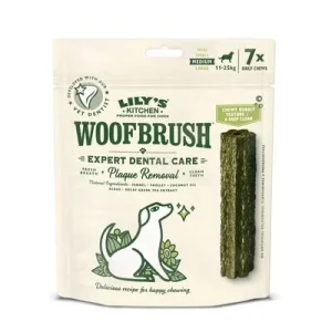 Lily's Kitchen Woofbrush Dental Sticks für mittelgroße Hunde 7 x 28 g