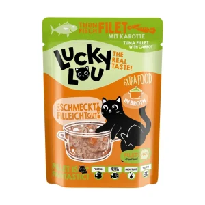 Lucky Lou Cat Extrafood PB Thunfischfilet & Karotte in Broth