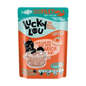 Lucky Lou Cat Extrafood PB Thunfischfilet & Lachs in Broth